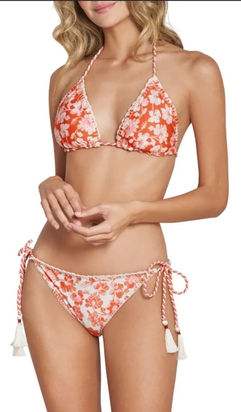 COSITA LINDA Mandarin Reversible Triangle Top
